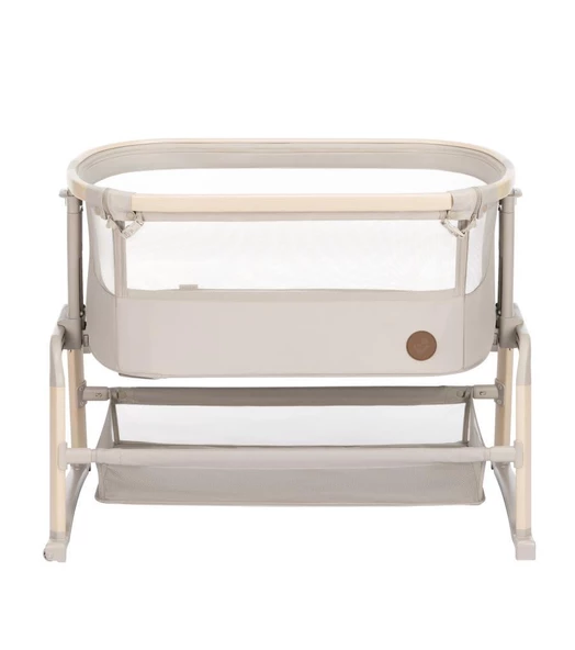 Maxi-Cosi Iora Air Sallanabilen Ahşap Görünümlü Anne Yanı Beşik Beige Eco - 4