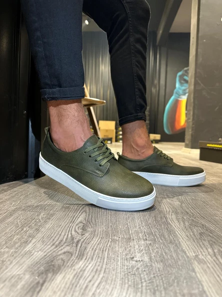 Pabucmarketi Erkek Günlük Ayakkabı Haki Yeşil ürün görseli