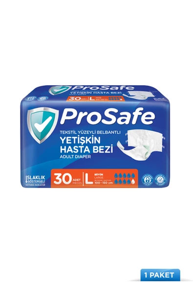 Prosafe Belbantlı Yetişkin Hasta Bezi Büyük 30'lu