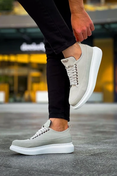 Pabucmarketi Erkek Günlük Ayakkabı Taş - Resim 3