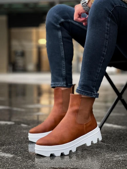 Pabucmarketi Erkek Chelsea Bot Yüksek Taban Taba - 4