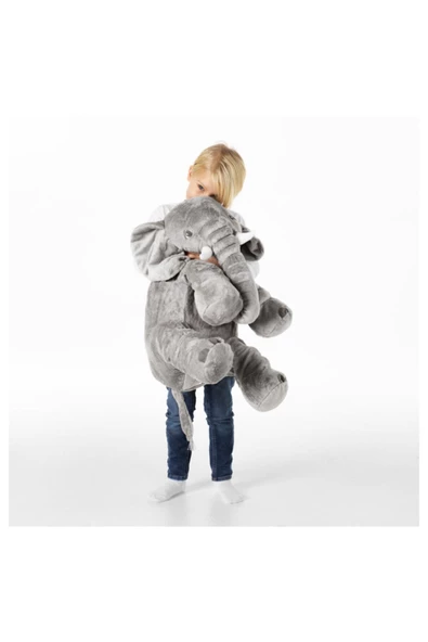 Jattestor Peluş Fil Oyuncak Büyük Boy 60 Cm - 4