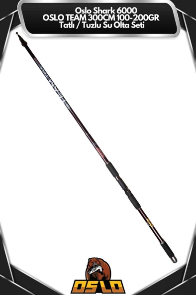 Oslo Shark 6000 Oslo Team 300cm 100-200gr Tatlı/Tuzlu Su Olta Seti - Resim 4