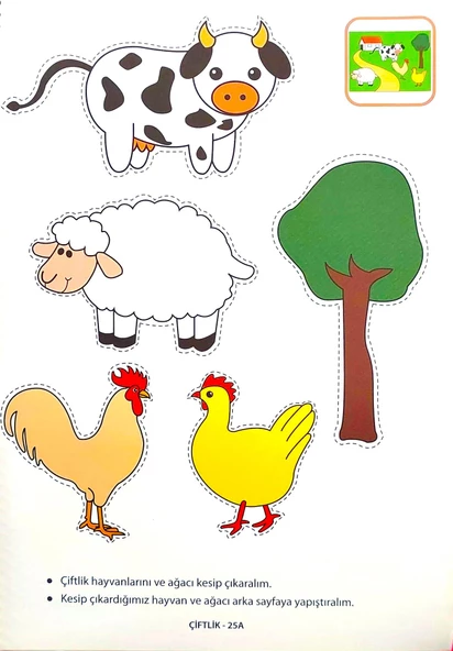 5 + Yaş Okul Öncesi Etkinlik Dosyası - 1 DEV KİTAP - 41 Etkinlik - 88 Sayfa - 4