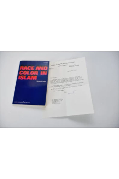 Demirören Yayınları  Race and Color in Islam- Bernard Lewis (İthaflı- İmzalı) - 2