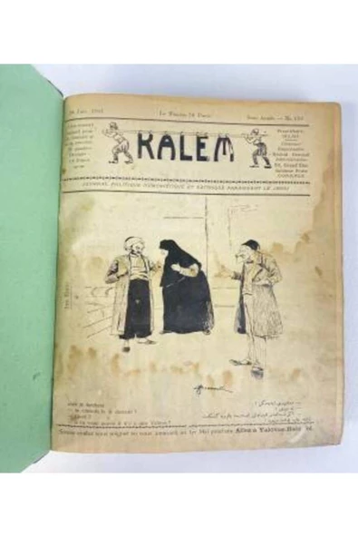 Demirören Yayınları  Kalem (Ottoman- French Satirical Magazine) - 2