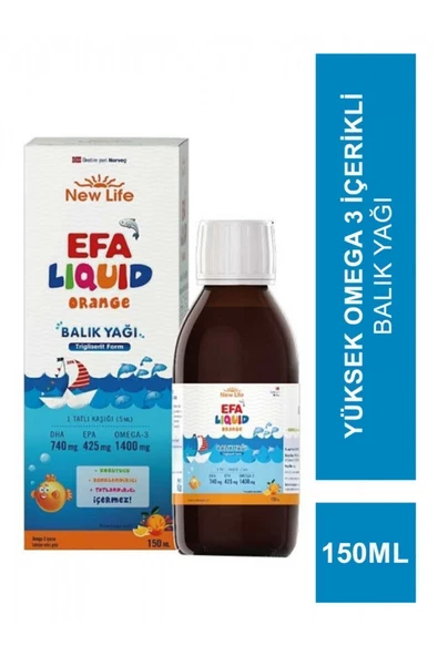New Lıfe Efa Liquid Orange 150 ml