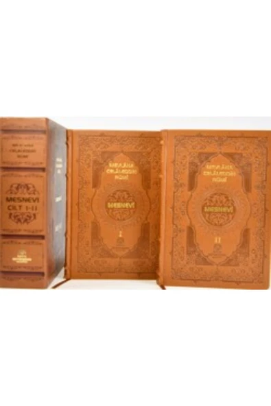 Demirören Yayınları  Mesnevi- Mevlana Celaleddin Rumi (Cilt I-II) - 2