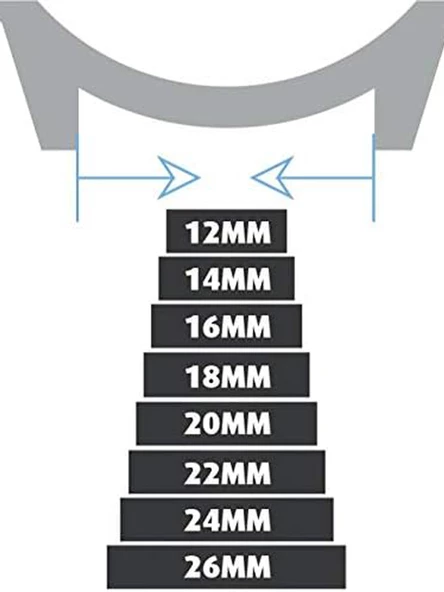 Fado&Her Saate Uygun Yarım Kroko Hakiki Deri Saat Kordonu 22 mm (150)  kahve - Resim 3
