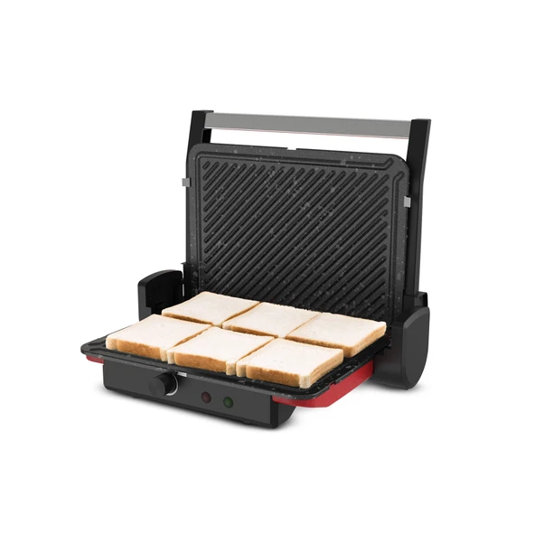 KİNG ARTE PLUS K469 TOST MAKİNESİ-KIRMIZI - Resim 4