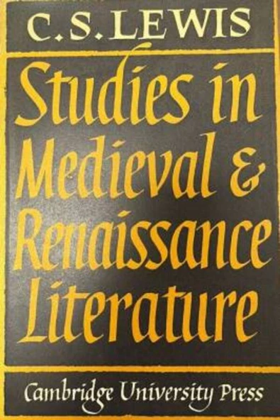 Demirören Yayınları  Studies in Medieval and Renaissance Literature- Clive Staples Lewis