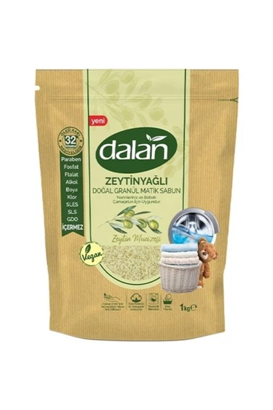 Dalan Doğal Granül Zeytinyağlı Sabun 1 KG