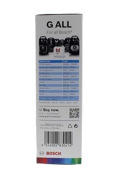 Elektrikli Süpürgeler Için Toz Torbası ( G Tip) 17003048 - Resim 3