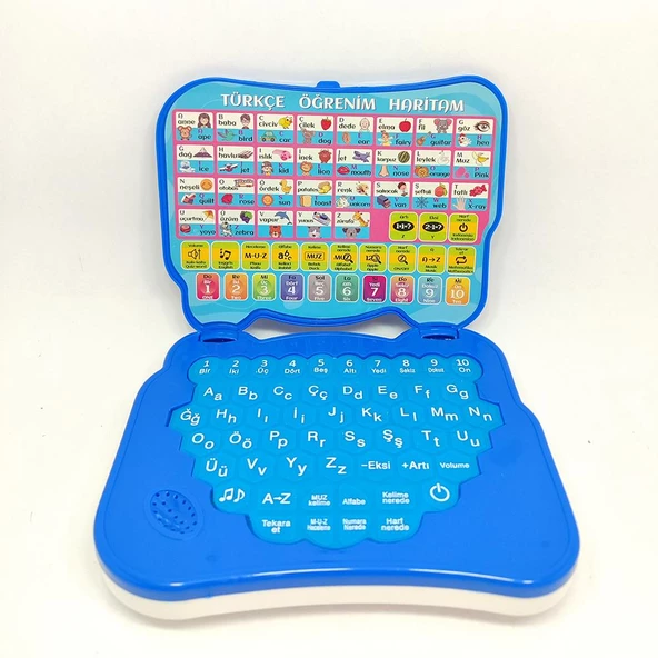 Eğitici Öğretici Pilli Laptop Bilgisayarım - 10