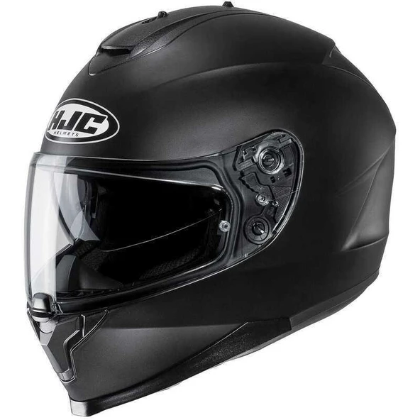 HJC C70N KASK MAT SİYAH - Resim 3