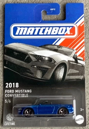 Matchbox Amerikan Cabrio Serisi - 2018 Ford Mustang Convertible 5/6 - 2