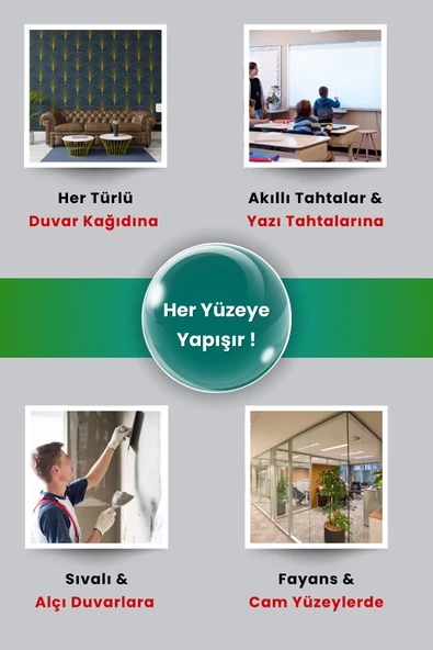 Asya Kıtası Haritası, İz Bırakmaz, Sihirli Kağıt, Harita, Yapışkansız Tutunan,Statik Akıllı Kağıt - 3