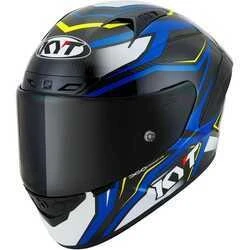 KYT NZ RACE CARBON STRIDE BEYAZ MAVİ - 5