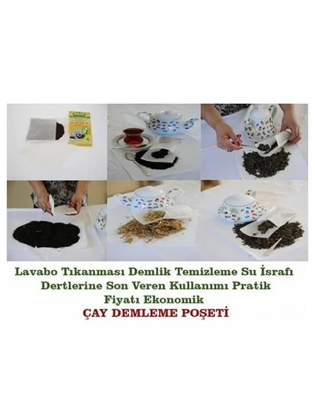 Ev Tipi Çay Demleme Poşeti 25Li Paket - Resim 2