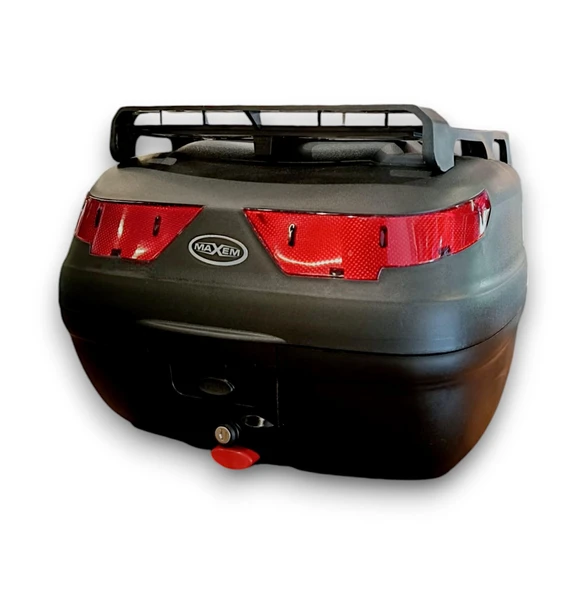 MAXEM 40 LT SİYAH RENK MOTOSİKLET ARKA ÇANTA ürün görseli 1
