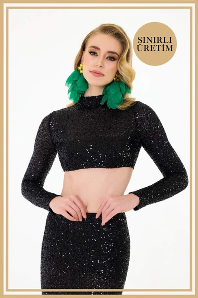 KATE Siyah Midi Takım - 3