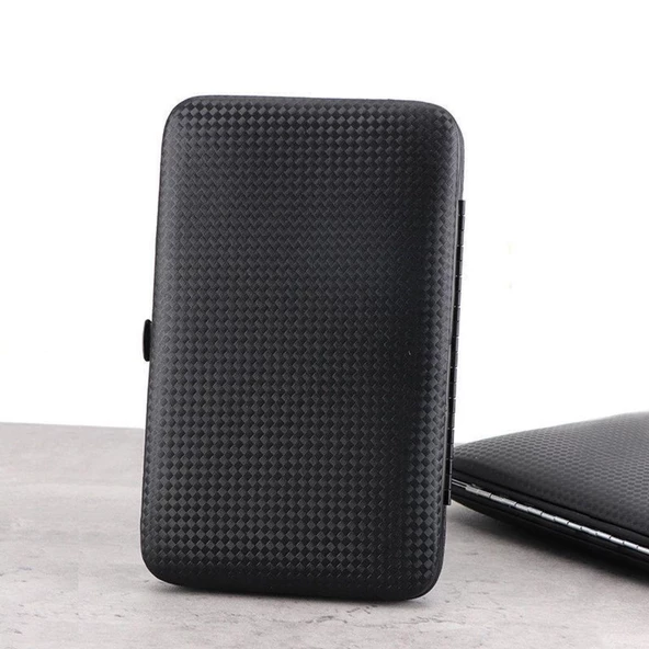 18 Parça Çantalı Profesyonel Manikür Seti -Tırnak Makası- Kaş Makas- Cımbız - Törpü Seti - 2