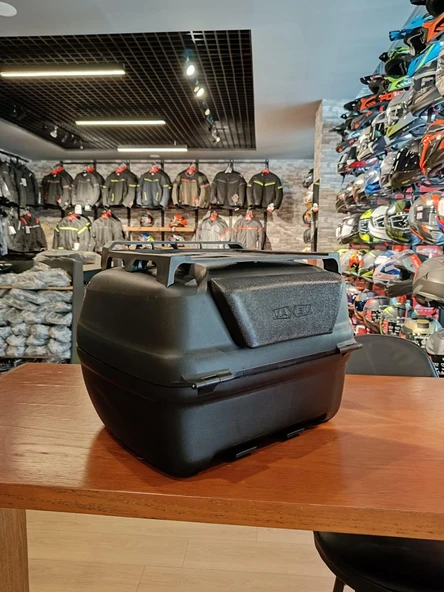 MAXEM 40 LT SİYAH RENK MOTOSİKLET ARKA ÇANTA - Resim 5