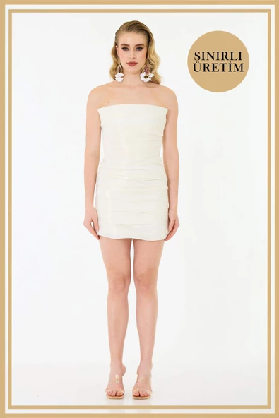 Limited Edition | INES Beyaz Mini Elbise
