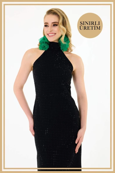 Limited Edition | LILY Siyah Uzun Elbise - 2