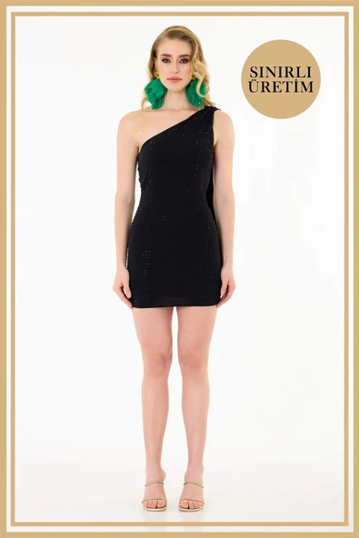 Limited Edition | LEXİ Siyah Mini Elbise