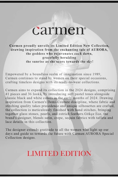 Limited Edition | CAMELLIA Beyaz Uzun Elbise - 7