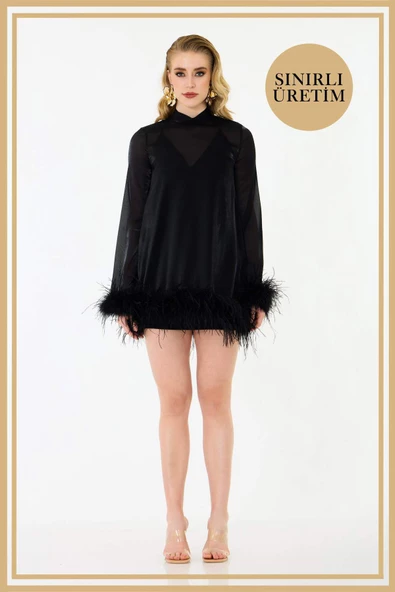 Limited Edition | BLAIR Siyah Mini Elbise