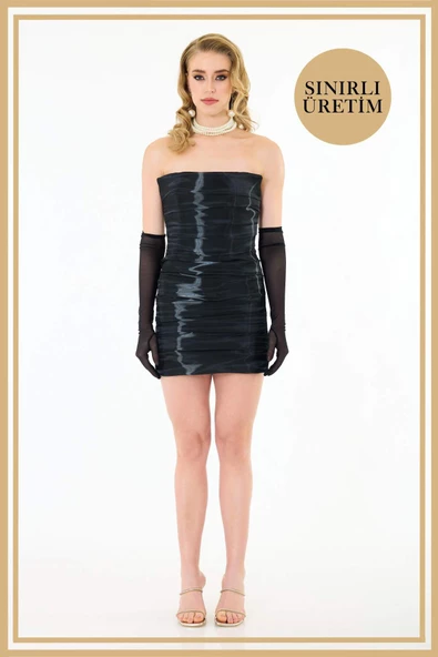Limited Edition | INES Siyah Mini Elbise