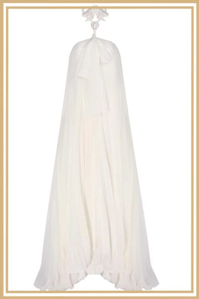 Limited Edition | MYKONOS Beyaz Uzun Elbise - 5