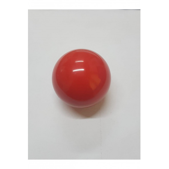 Tekli Kırmızı Renk Üç Top Bilardo Topu 61,5 mm