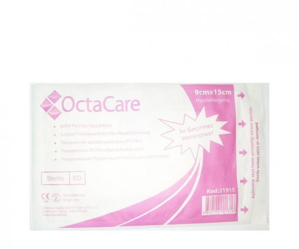 Octacare Su Geçirmez Yara Örtüsü - 9CMX15CM - Tekli