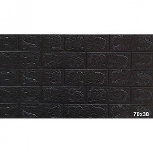 Renkli Duvarlar Siyah Yapışkanlı 3D Kabartmalı Duvar Kağıdı 70x38 cm 0,26 m2 NW06