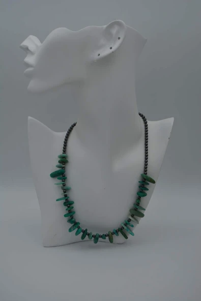 STONEAGE AMAZONİT VE HEMATİT KOLYE - 6