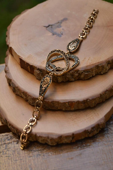 STONEAGE JEWELLERY Çift Vav Kadın Otantik Bileklik - 6