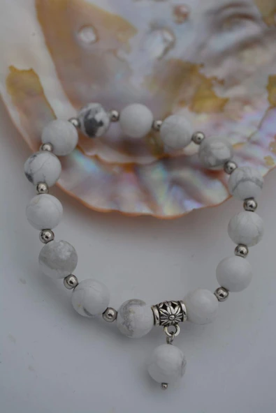 STONEAGE JEWELLERY Havlit Taşından Spor Bileklik