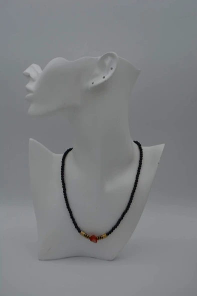STONEAGE ONİKS HEMATİT VE AGATE TAŞLI KOLYE - 6