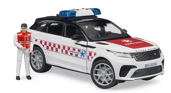 Bruder Range Rover Velar Acil Durum Aracı ve Sürücüsü BR02885