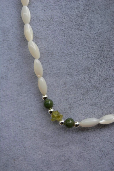 STONEAGE JEWELLERY Özel Tasarım Sedef Bayan Kolye - 3