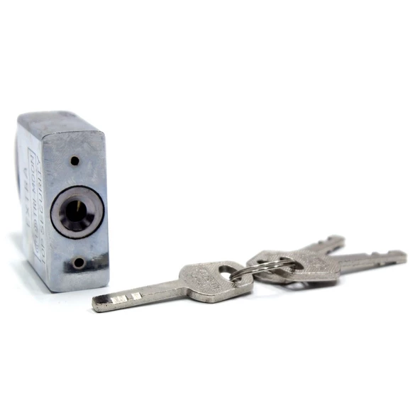 Akıllı Anahtarlı Asma Kilit 3lü Set - Mastercare Tri-Moon Master Anahtarlı 3 Lü Çelik Asma Kilit - Resim 3