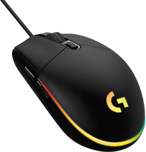 LOGITECH G203 LIGHTSYNC 8000 DPI RGB KABLOLU GAMING MOUSE-SİYAH