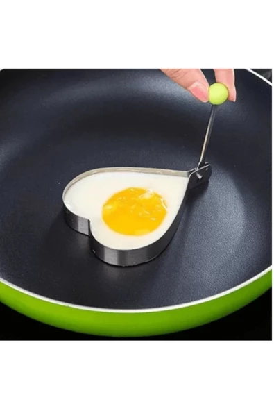 Vipfoni 3 Farklı Şekilde Çelik Omlet Yumurta ve Krep Kalıpları - 4