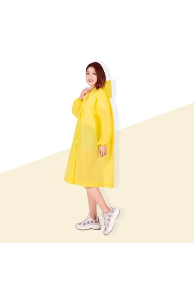 Vipfoni Kalin Unisex Çıt Çıtlı Yagmurluk - 2