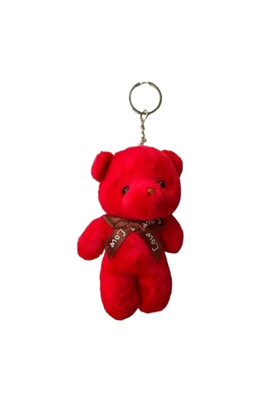 Vipfoni Pembe Renkli Çift Peluş Ayıcık Anahtarlık - 4
