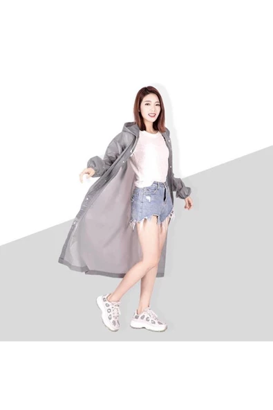 Vipfoni Kalin Unisex Çıt Çıtlı Yagmurluk - 2