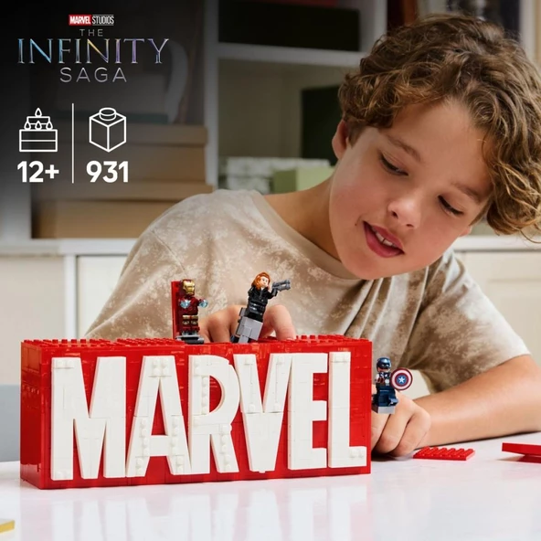LEGO 76313 Marvel: MARVEL Logosu ve Minifigürleri - 5